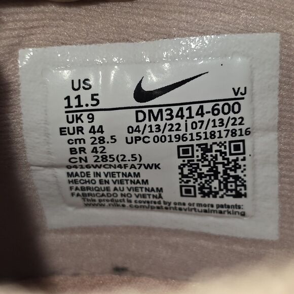 Nike Pegasus Turbo Next Nature Women's Size 11.5 Pink Running Shoes (DM3414-600) - Picture 8 of 9